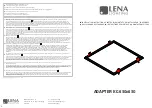 Предварительный просмотр 4 страницы Lena Lighting SQ 600 LED Installation Instruction