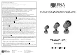 Preview for 1 page of Lena Lighting TRANGO LED 90 Installation Instruction