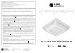 Lena Lighting UV-C STERILON SQUARE HEPA 144W PP Installation Instruction предпросмотр