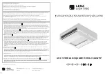 Lena Lighting UV-C STERILON SQUARE HEPA 2 144W PP Installation Instruction предпросмотр