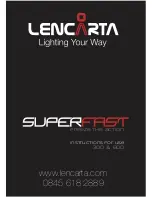 Lencarta Superfast 300 Instructions For Use Manual предпросмотр