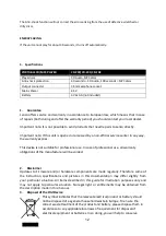 Preview for 12 page of LENCO 8711902041429 User Manual