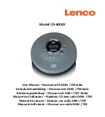 Preview for 1 page of LENCO 8711902066439 User Manual