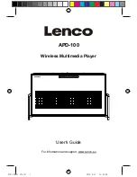 LENCO APD-100 User Manual preview