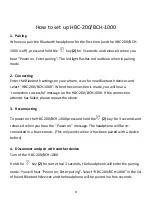 Preview for 8 page of LENCO BCH-1000 User Manual