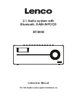 Предварительный просмотр 1 страницы LENCO BT-9000 Instruction Manual