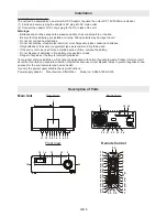 Предварительный просмотр 4 страницы LENCO BT-9000 Instruction Manual