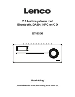 Предварительный просмотр 15 страницы LENCO BT-9000 Instruction Manual