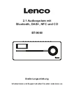 Предварительный просмотр 43 страницы LENCO BT-9000 Instruction Manual