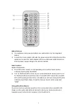 Предварительный просмотр 8 страницы LENCO BTC-070 User Manual