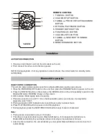 Предварительный просмотр 4 страницы LENCO BTT-100 User Manual