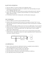 Preview for 10 page of LENCO BTT-9 User Manual