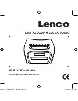 LENCO CR-3302 Instruction Manual предпросмотр