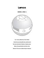 Preview for 1 page of LENCO CRW-1 User Manual