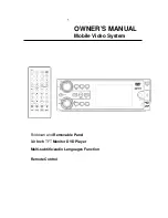 Предварительный просмотр 1 страницы LENCO CS-190 DVD Owner'S Manual