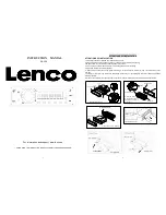 Preview for 2 page of LENCO CS-322 Instruction Manual