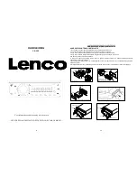 Preview for 12 page of LENCO CS-322 Instruction Manual