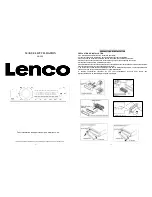 Preview for 17 page of LENCO CS-322 Instruction Manual