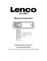 Предварительный просмотр 45 страницы LENCO CS-440 BT Instruction Manual