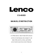 Предварительный просмотр 26 страницы LENCO CS-450 CD Instruction Manual