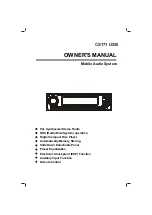 LENCO CS171 USB Owner'S Manual preview