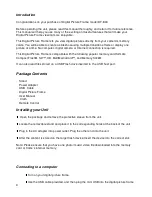 Preview for 3 page of LENCO DF-830 User Manual