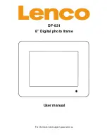 Preview for 1 page of LENCO DF-831 User Manual