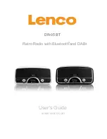 LENCO DR-05 BT User Manual preview