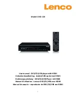 Предварительный просмотр 1 страницы LENCO DVD-120 User Manual