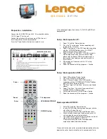 LENCO DVD-194 Quick Manual preview