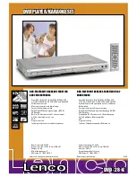 LENCO DVD-28 K - Brochure preview