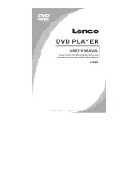 Предварительный просмотр 1 страницы LENCO DVD-432 User Manual