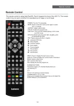 Предварительный просмотр 10 страницы LENCO DVL-1662BK Instruction Manual