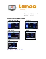 Preview for 1 page of LENCO DVT-1523 - Quick Manual