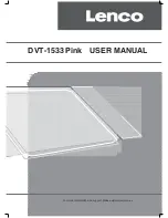 LENCO DVT-1533 User Manual preview