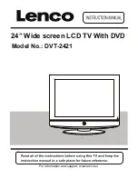 LENCO DVT-2421 Instruction Manual preview