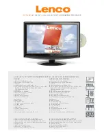 LENCO DVT-2422 Specifications preview