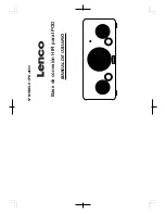 Предварительный просмотр 7 страницы LENCO IPD-4000 Owner'S Manual