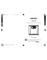 Предварительный просмотр 1 страницы LENCO IPD-4303 User Manual