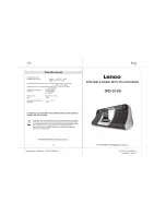 LENCO IPD-5100 User Manual preview