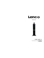 LENCO IPOD TOWER 1 User Manual preview