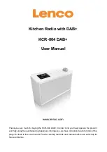 LENCO KCR-004 DAB+ User Manual preview