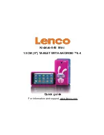 LENCO Kidztab-540 Mini Quick Manual предпросмотр