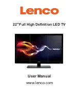 LENCO LED-2201 TV User Manual предпросмотр