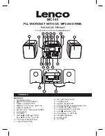 LENCO MC-141 Instruction Manual preview