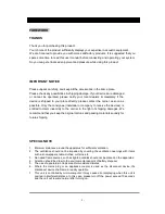 Preview for 2 page of LENCO MDV-6 Instruction Manual