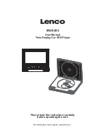 Предварительный просмотр 1 страницы LENCO MES-204 User Manual