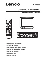 LENCO MES-205 Owner'S Manual preview