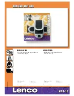 LENCO MPB-10 Brochure preview