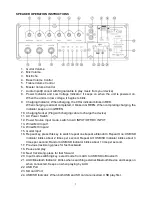 Предварительный просмотр 7 страницы LENCO PA-95 User Manual